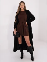 Šaty MI SK 4303.62 hnědé Šaty MI SK 4303.62 hnědé