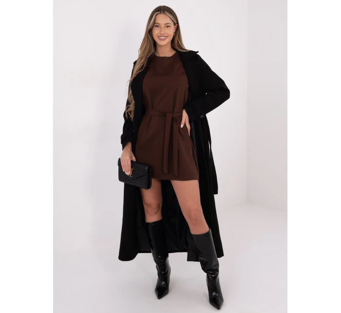 Šaty MI SK 4303.62 hnědé Šaty MI SK 4303.62 hnědé