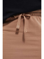 Mikinová úpletová sukně - béžová
