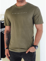 Pánské tričko s potiskem, zelené Dstreet RX5477