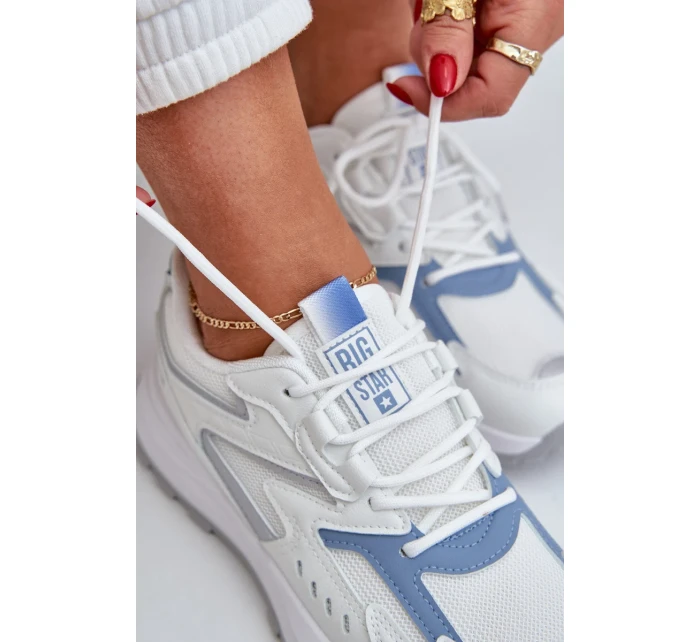 Dámské boty Big Star HI-POLY SYSTEM– bílo-modré