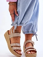 Dámské sandály 23-46011 béžové - Step in style