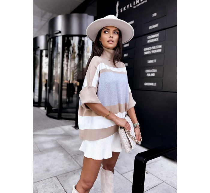 Dámský oversize svetr ZEPHYR šedý MY2022