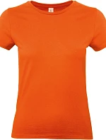 B&C #E190 /women Dámské tričko z těžké bavlny 01.004T orange