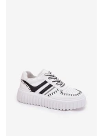 Dámské Tenisky Na Platformě Bílo-Černé Ofenale Dámské Tenisky Na Platformě Bílo-Černé Ofenale