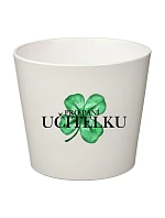 PRO PANÍ UČITELKU (ČTYŘLÍSTEK) - malý květináč PRO PANÍ UČITELKU (ČTYŘLÍSTEK) - malý květináč