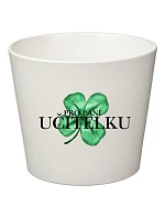 PRO PANÍ UČITELKU (ČTYŘLÍSTEK) - malý květináč