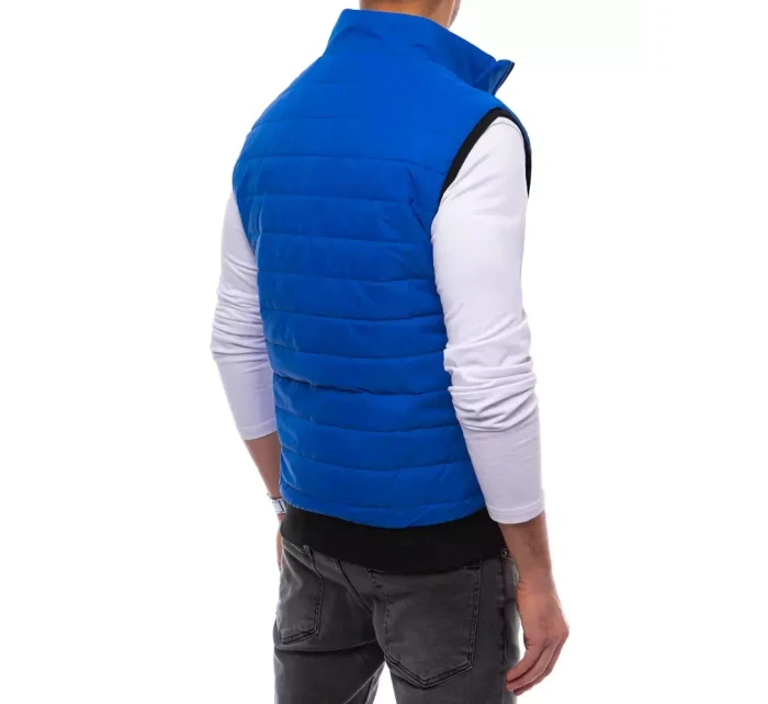 Pánská prošívaná modrá vesta Dstreet model 21964321 - FashionStreet