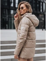 Dámská prošívaná bunda HIMES béžová FashionStreet TY4243