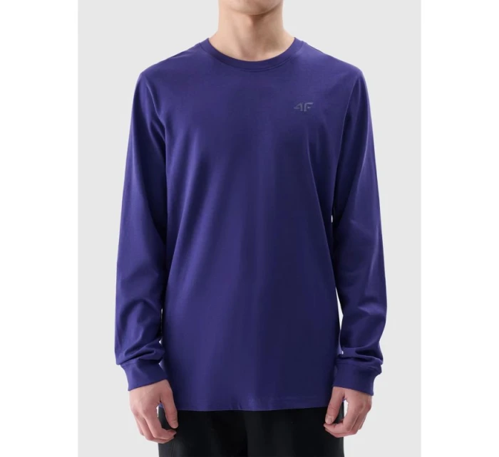 Pánské hladké tričko s dlouhým rukávem model 21432190 pánské - 4F Pánské hladké tričko s dlouhým rukávem model 21432190 pánské - 4F