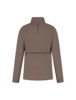 Běžecká bunda Rogelli ESSENTIAL, barva mokka, velikost M