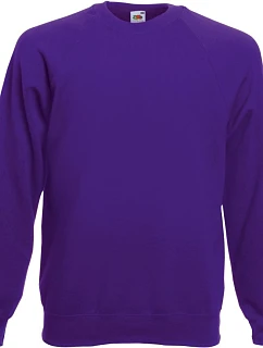 Classic Raglan Sweat mikina purple model 22537364 - Fruit of the Loom