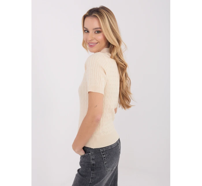 Sweter PM SW model 21821374 jasny beżowy - FPrice