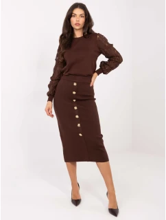 Jumper PM SW YIS1077.83 hnědý