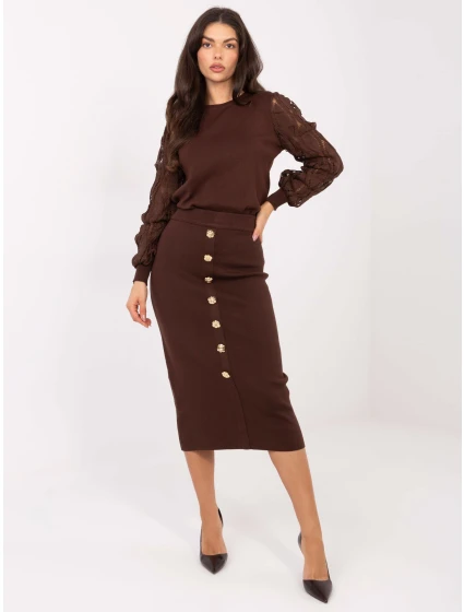 Jumper PM SW YIS1077.83 hnědý Jumper PM SW YIS1077.83 hnědý