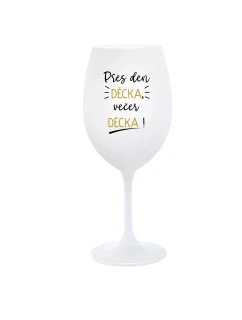 DEN bílá sklenice na víno 350 ml model 21860823 - Giftela