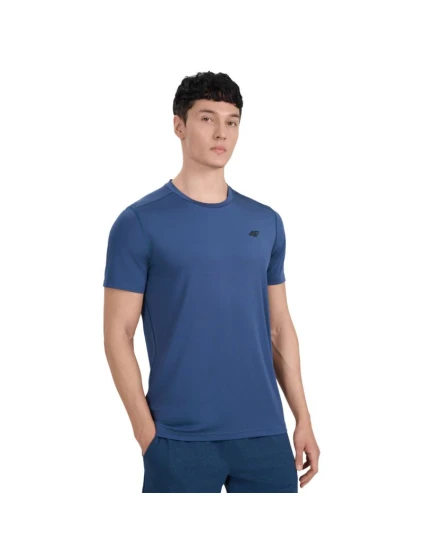 Pánské tričko 4F FNK M1521 denim 4FWAW25TFTSM1521 32S pánské Pánské tričko 4F FNK M1521 denim 4FWAW25TFTSM1521 32S pánské