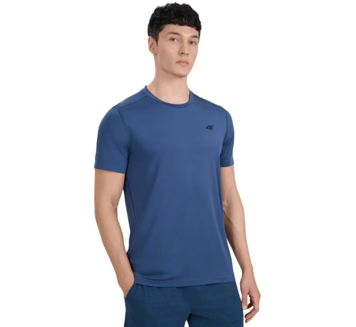 Pánské tričko 4F FNK M1521 denim 4FWAW25TFTSM1521 32S pánské Pánské tričko 4F FNK M1521 denim 4FWAW25TFTSM1521 32S pánské