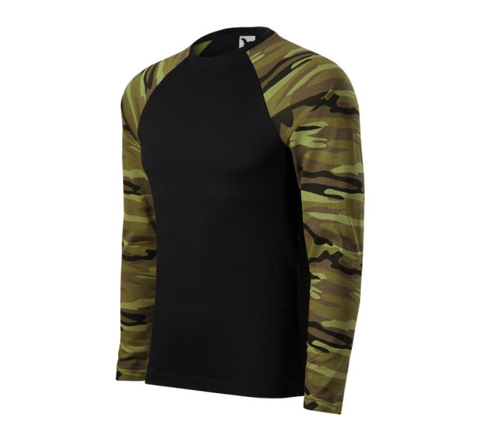Tričko Malfini Camouflage LS M MLI-16634 camouflage green pánské