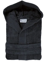 The One Towelling Velour Bathrobe Župan s kapucí 48.1043 anthracite The One Towelling Velour Bathrobe Župan s kapucí 48.1043 anthracite