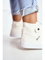 Dámské Vysoké Tenisky Big Star FF274579 Bile Dámské Vysoké Tenisky Big Star FF274579 Bile