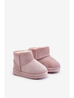 Dětské Zateplené Sněhule Růžové Gooby Dětské Zateplené Sněhule Růžové Gooby