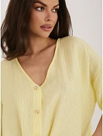 Bluzka IT BZ model 22076729 jasny żółty - FPrice Bluzka IT BZ model 22076729 jasny żółty - FPrice