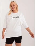 Bluzka RV BZ model 20188629 ecru - FPrice Bluzka RV BZ model 20188629 ecru - FPrice