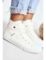 Dámské vysoké tenisky Big Star - bílé Dámské vysoké tenisky Big Star - bílé