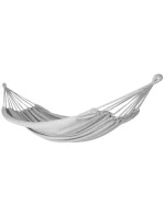 ZAHRADNÍ HOUPACÍ SÍŤ PRO 1 OSOBU 200X100CM S KRYTEM ŠEDÁ 1065434