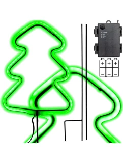 NEON GREEN CHOIN 87 LED BATERIE 16x91CM LUCA