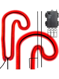 NEONOVÁ LASKA HOLIDAY 79 LED BATERIE 12,5x93,5 cm LUCA