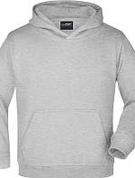 Daiber JN 47K Dětská mikina s kapucí 02.047K grey heather