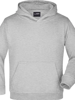 JN Dětská mikina s kapucí 02.0 grey heather model 22525537 - Daiber
