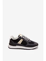 Dámské tenisky z eko kůže Černé Kelira