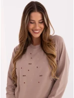 Bluzka RV BZ model 21406732 ciemny bezowy - FPrice Bluzka RV BZ model 21406732 ciemny bezowy - FPrice