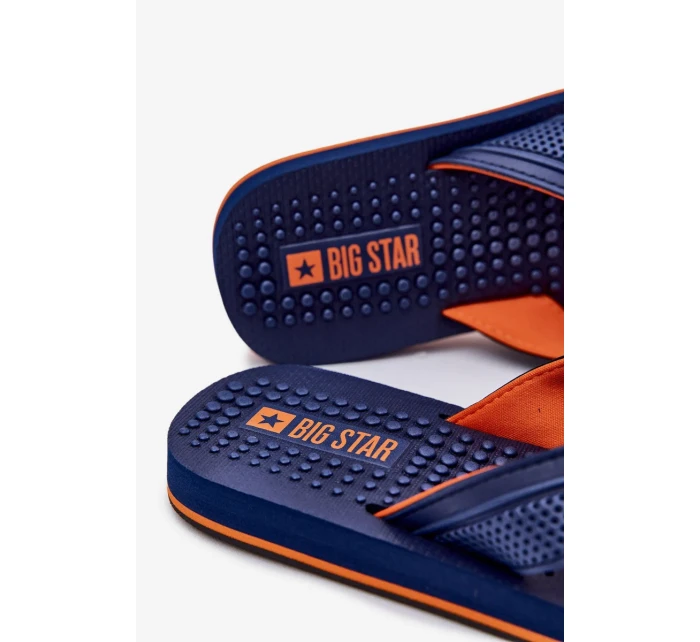 Pánské žabky Big Star – tmavě modré
