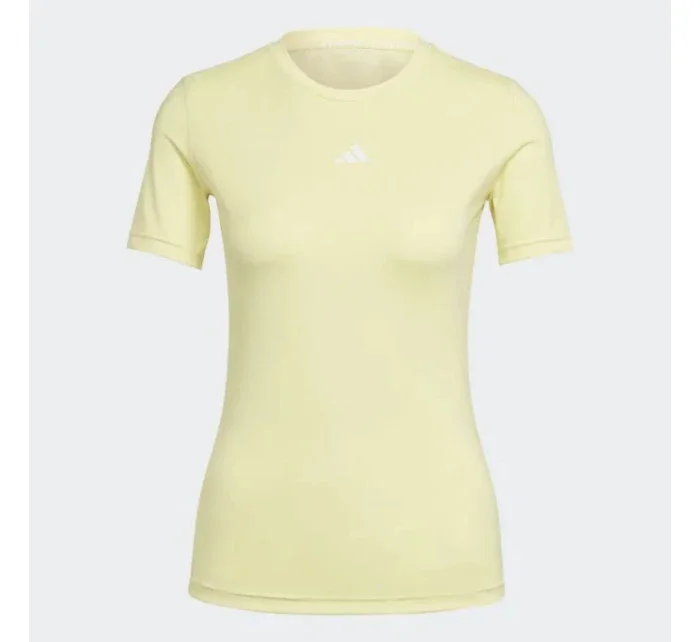 Dámské tréninkové tričko HN9081 Žlutá - Adidas
