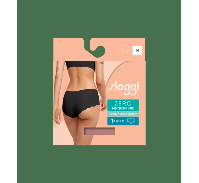 Dámské kalhotky ZERO Microfibre 2.0 Short - CACAO - kakaové 1141 - SLOGGI