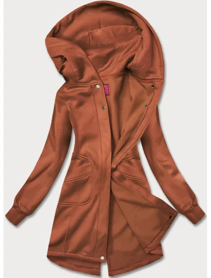 Dámská mikina v karamelové barvě (AMG-11) Dámská mikina v karamelové barvě (AMG-11)