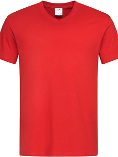 ClassicT Vneck Tričko s výstřihem do V model 22477099 scarlet red - Stedman