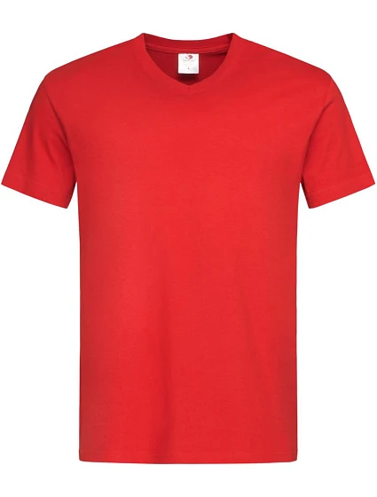 Stedman Classic-T V-neck Tričko s výstřihem do V 05.2300 scarlet red Stedman Classic-T V-neck Tričko s výstřihem do V 05.2300 scarlet red