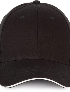 KP 185 6 panelová sandwich kšiltovka model 22423194 black/white - K-up