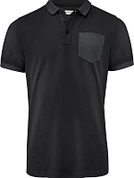 James Harvest Pinedale Polo Men Pánské piqué polo z těžké bavlny "Two-Tone" 62.5040 black