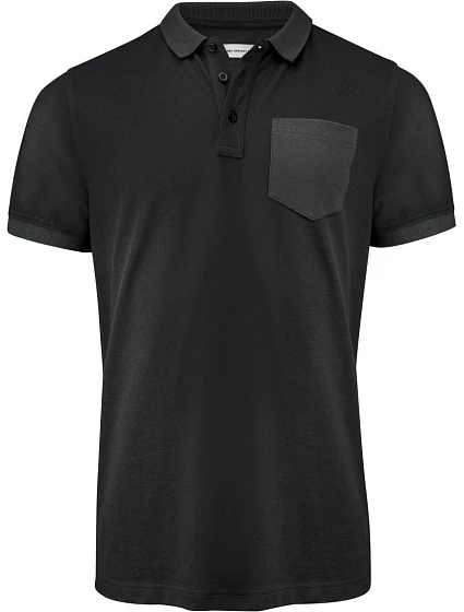 James Harvest Pinedale Polo Men Pánské piqué polo z těžké bavlny "Two-Tone" 62.5040 black James Harvest Pinedale Polo Men Pánské piqué polo z těžké bavlny "Two-Tone" 62.5040 black