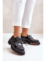 Lakované Dámské Polobotky Na Černé Artiker model 21672041 - Boto