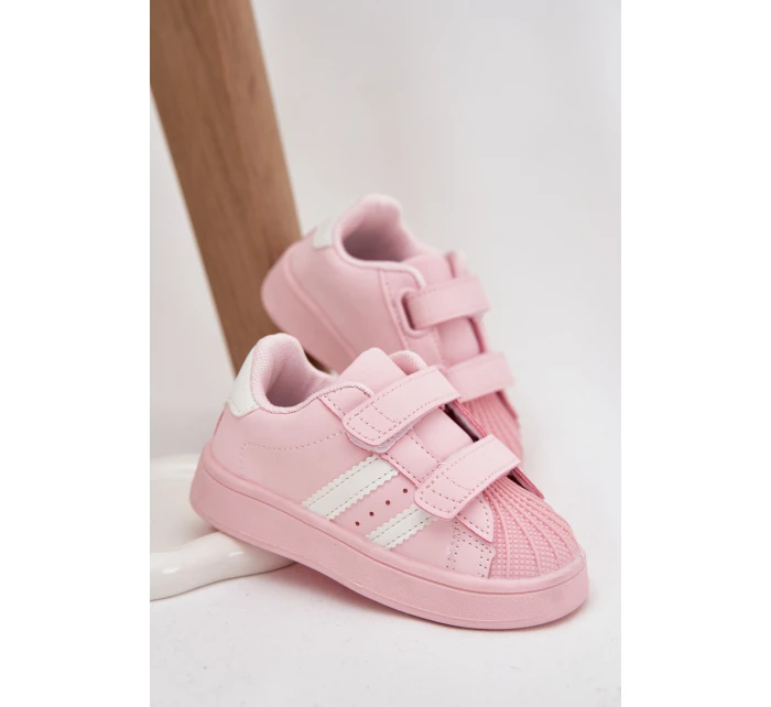 Dětské Sportovní Boty Tenisky Z Eko Kůže Růžové model 21725049 - Boto Dětské Sportovní Boty Tenisky Z Eko Kůže Růžové model 21725049 - Boto