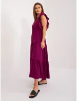 Sukienka DHJ SK model 19905108 ciemny fioletowy - FPrice