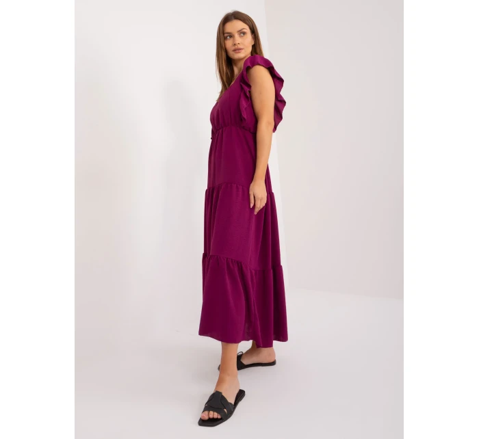 Sukienka DHJ SK model 19905108 ciemny fioletowy - FPrice