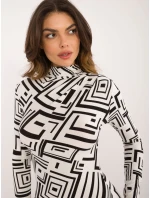 Sukienka LK SK  biało czarny model 22003971 - FPrice